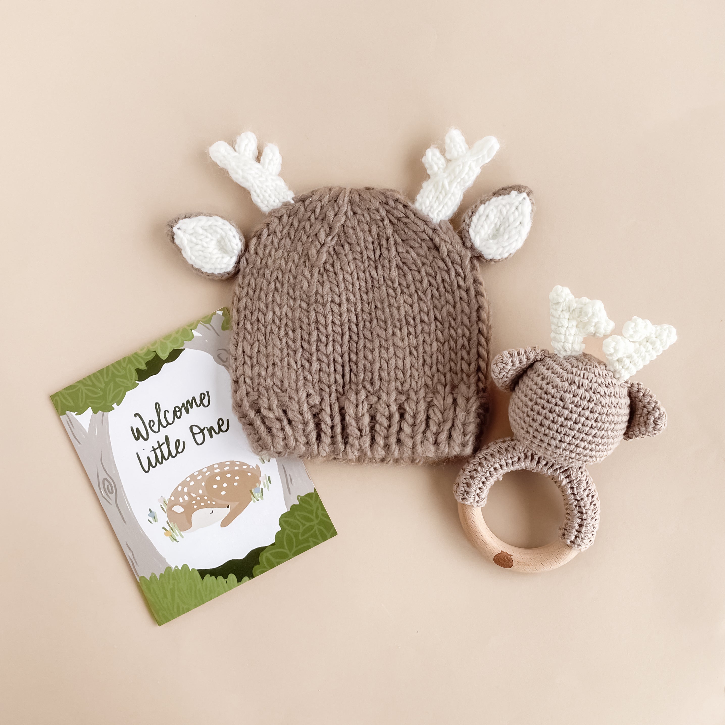 Hartley Deer Gray Knit Hat – The Blueberry Hill