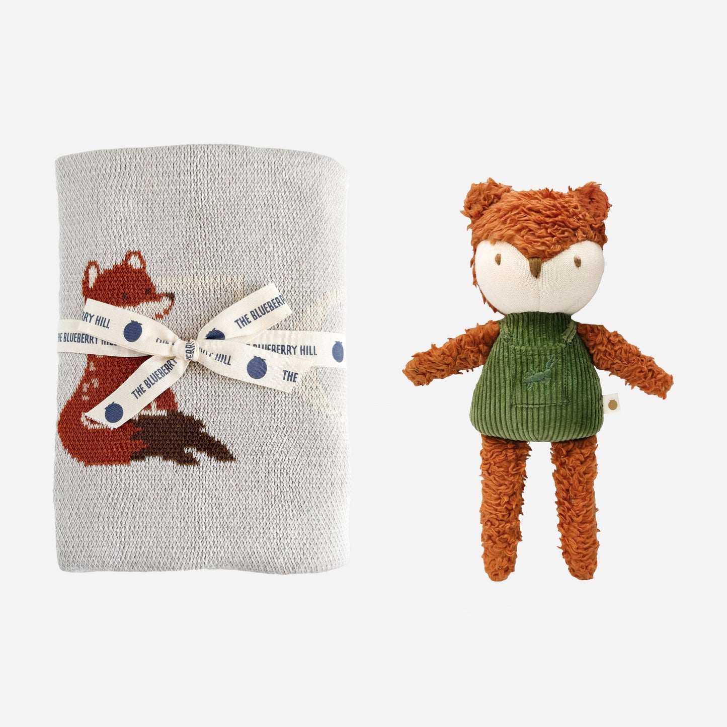 ABC Blanket and Rusty Fox Plush Set