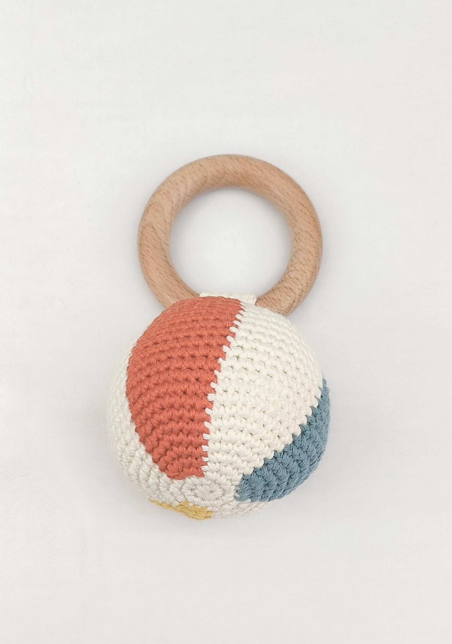 Cotton Crochet Rattle Teether Beach Ball