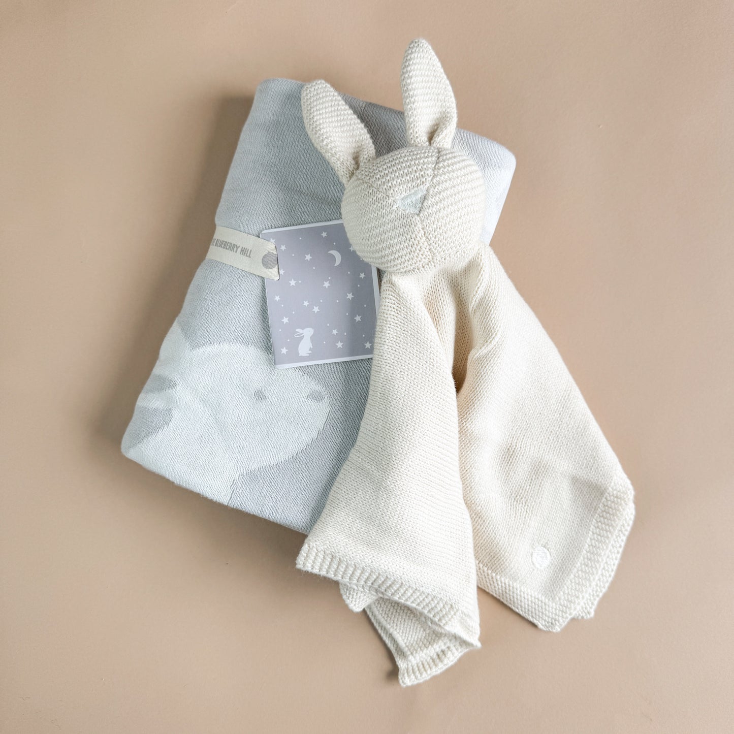 Star Moon Bunny Blanket Gift Set