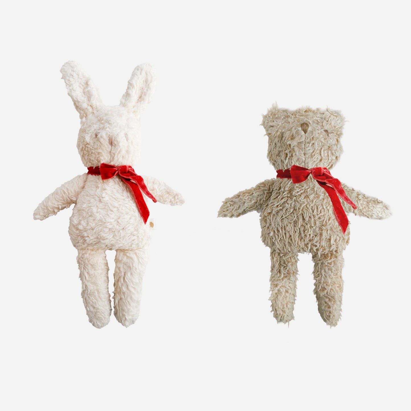 Charlie Bunny and Harper Bear Set - Red Bow