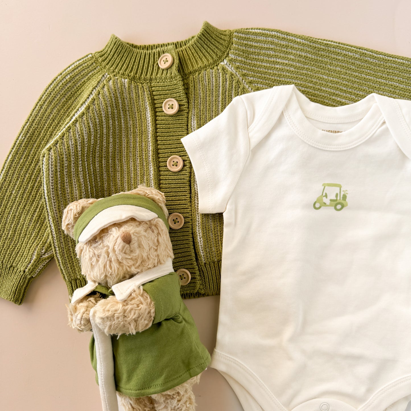 Golf Bear Greeting Card