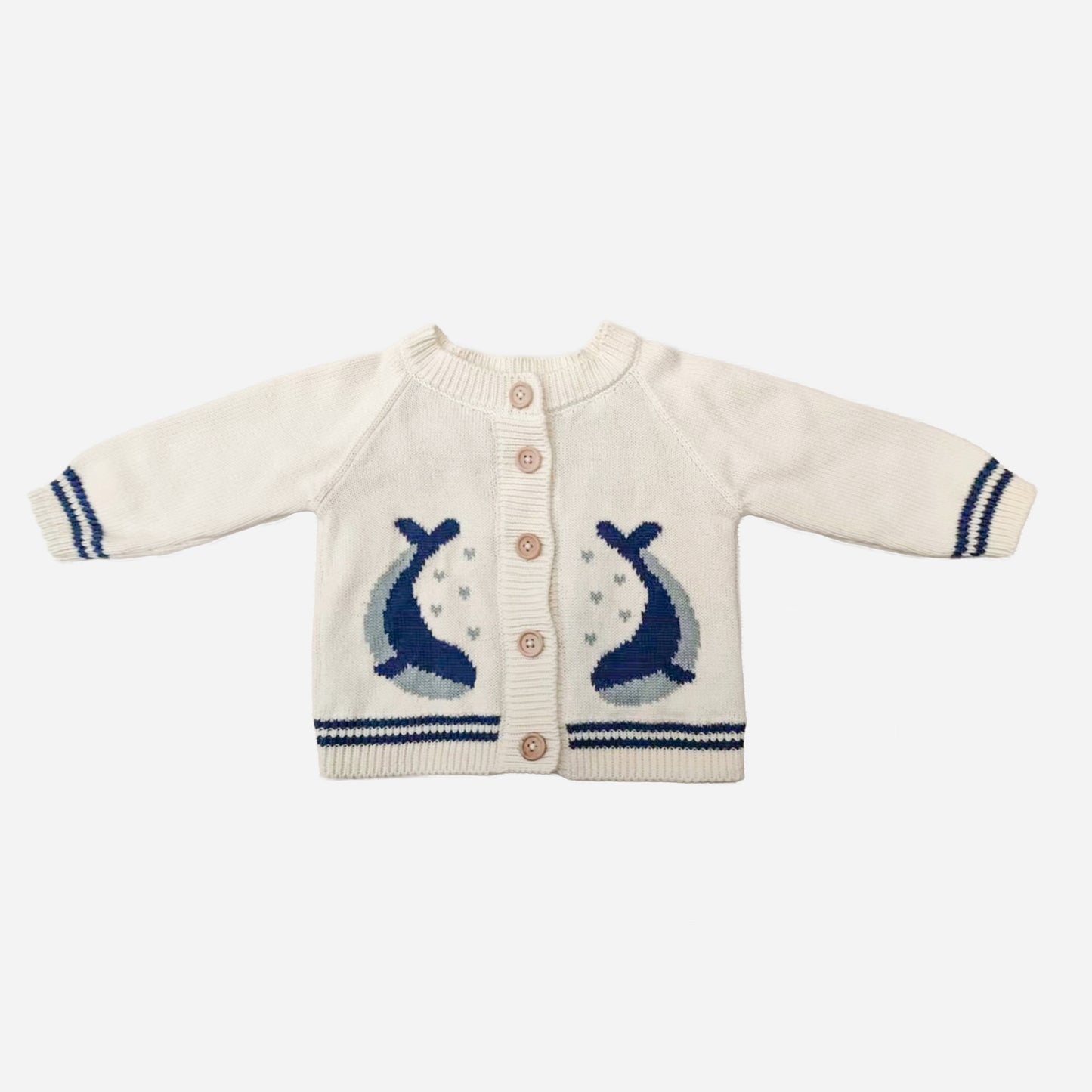 Cotton Whale Cardigan