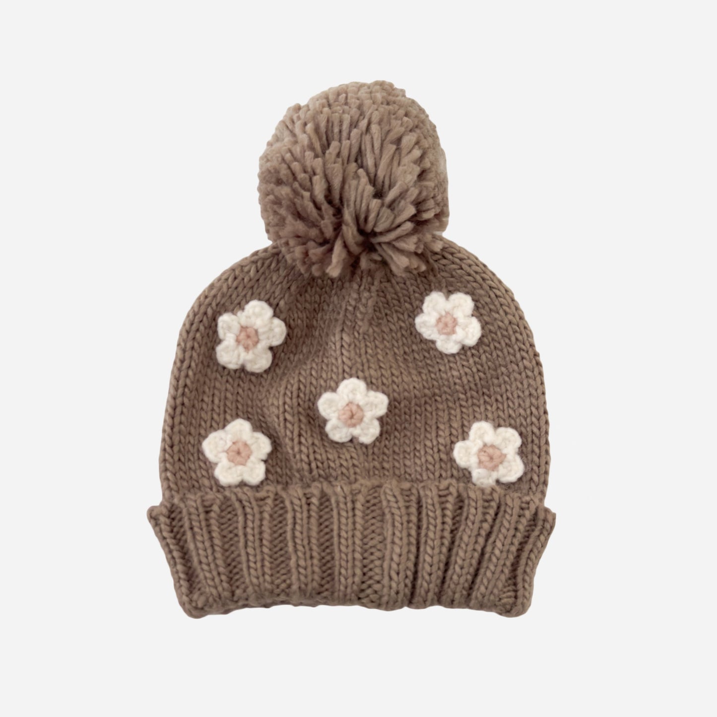 Flower Hat, Tan