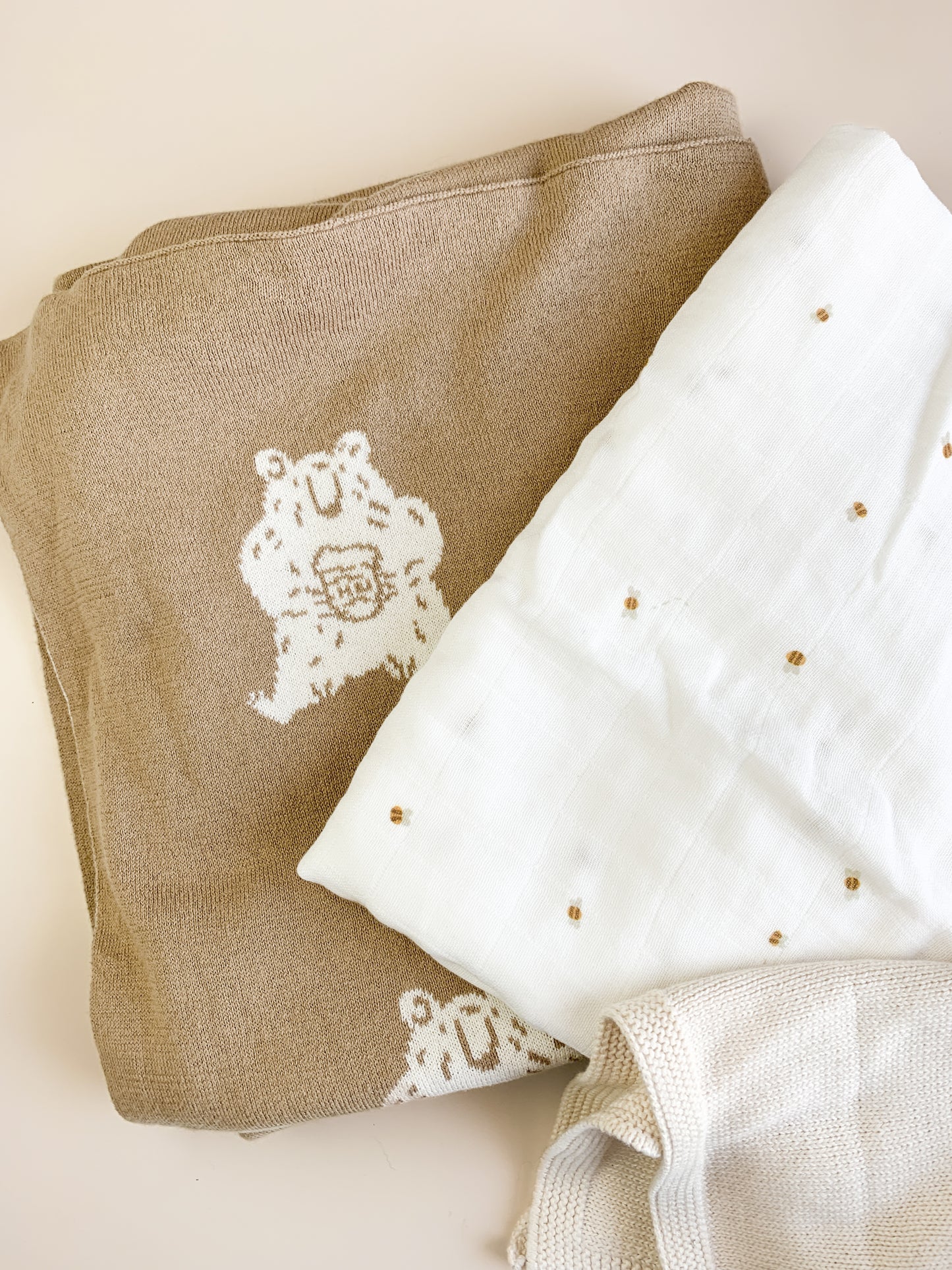 Organic Muslin Swaddle, Bee