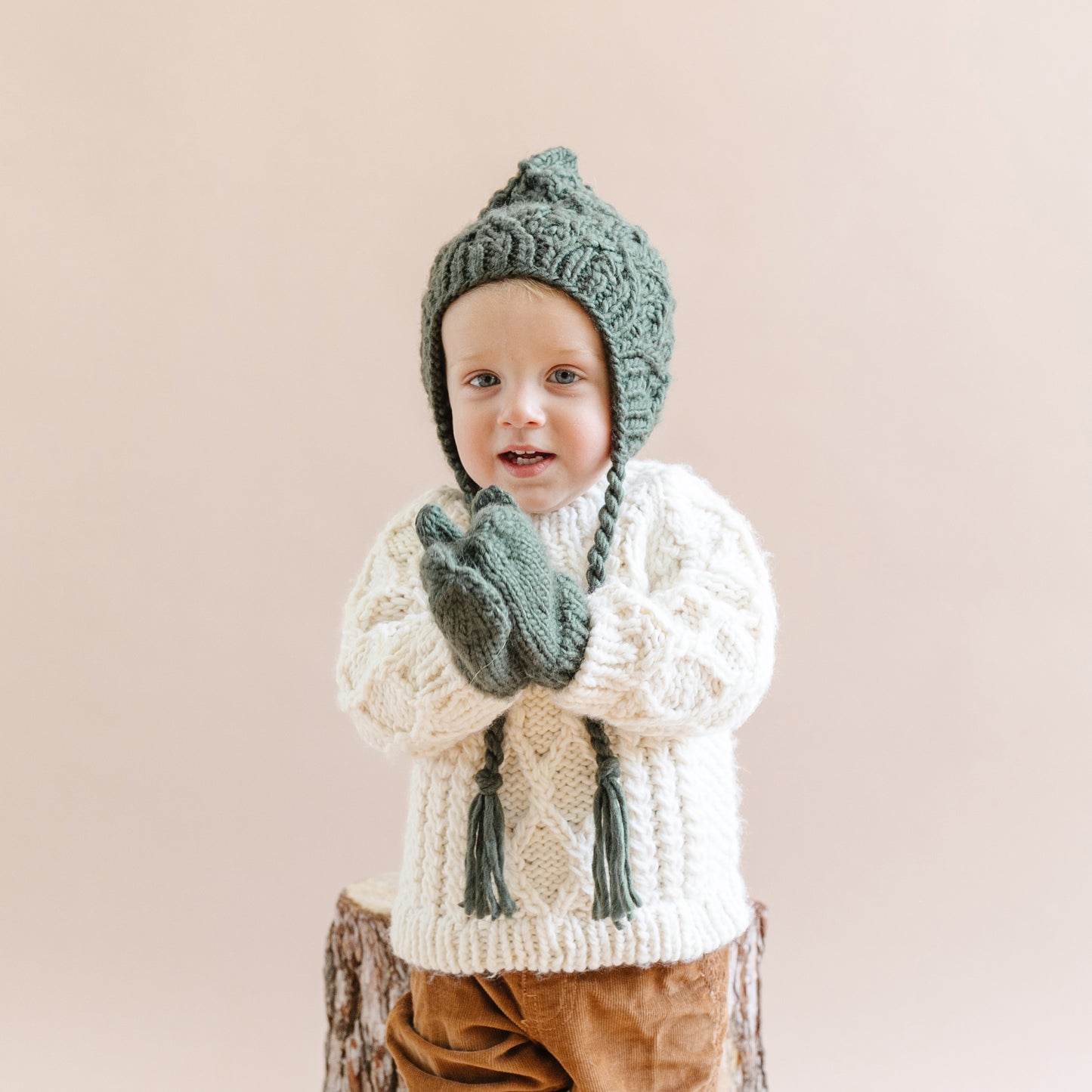 Fisherman Sweater, Cream