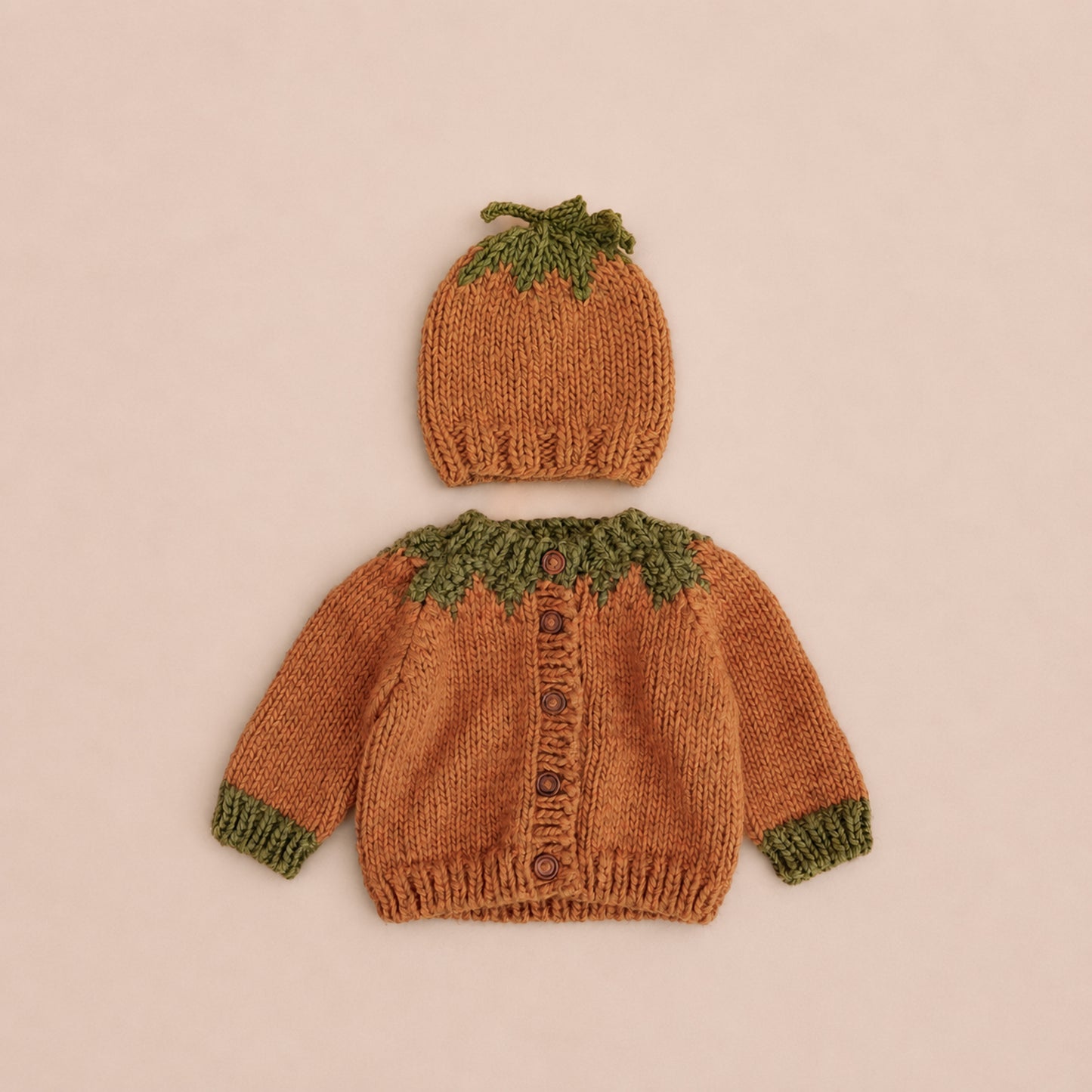 Pumpkin Cardigan - Clay