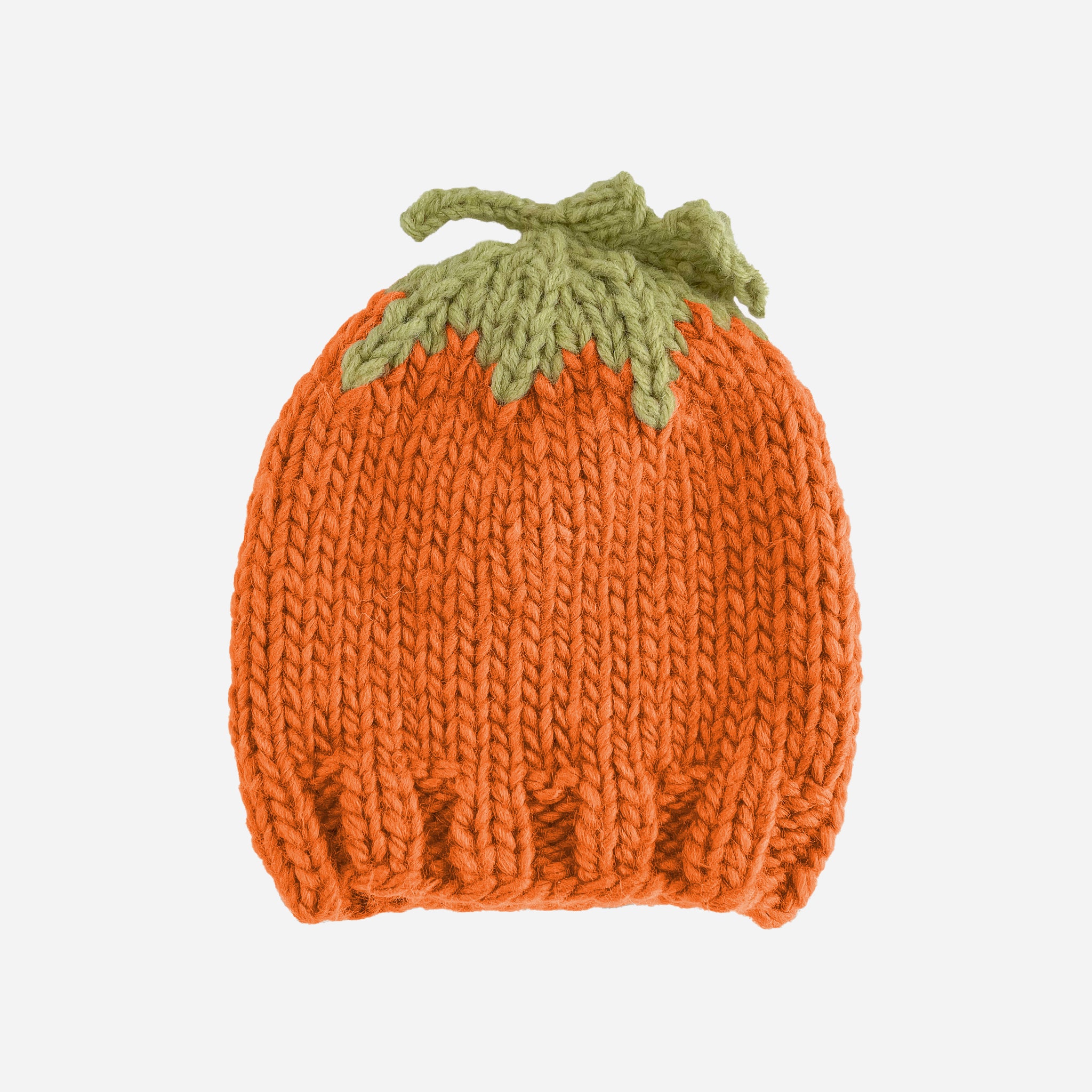 Handmade Hand Crafted Adult Fall Knit Wool Hat Cream and Pumpkin Chocolate Cream or pumpkin pie hat main image 2
