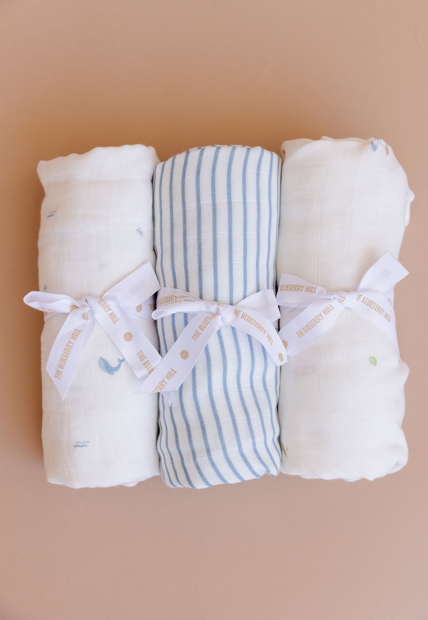 Organic Muslin Swaddle, Beach