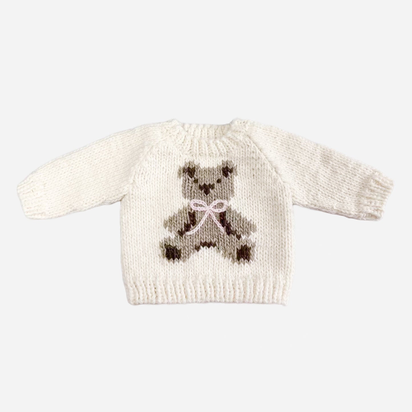 Teddy Bear Sweater - Pink