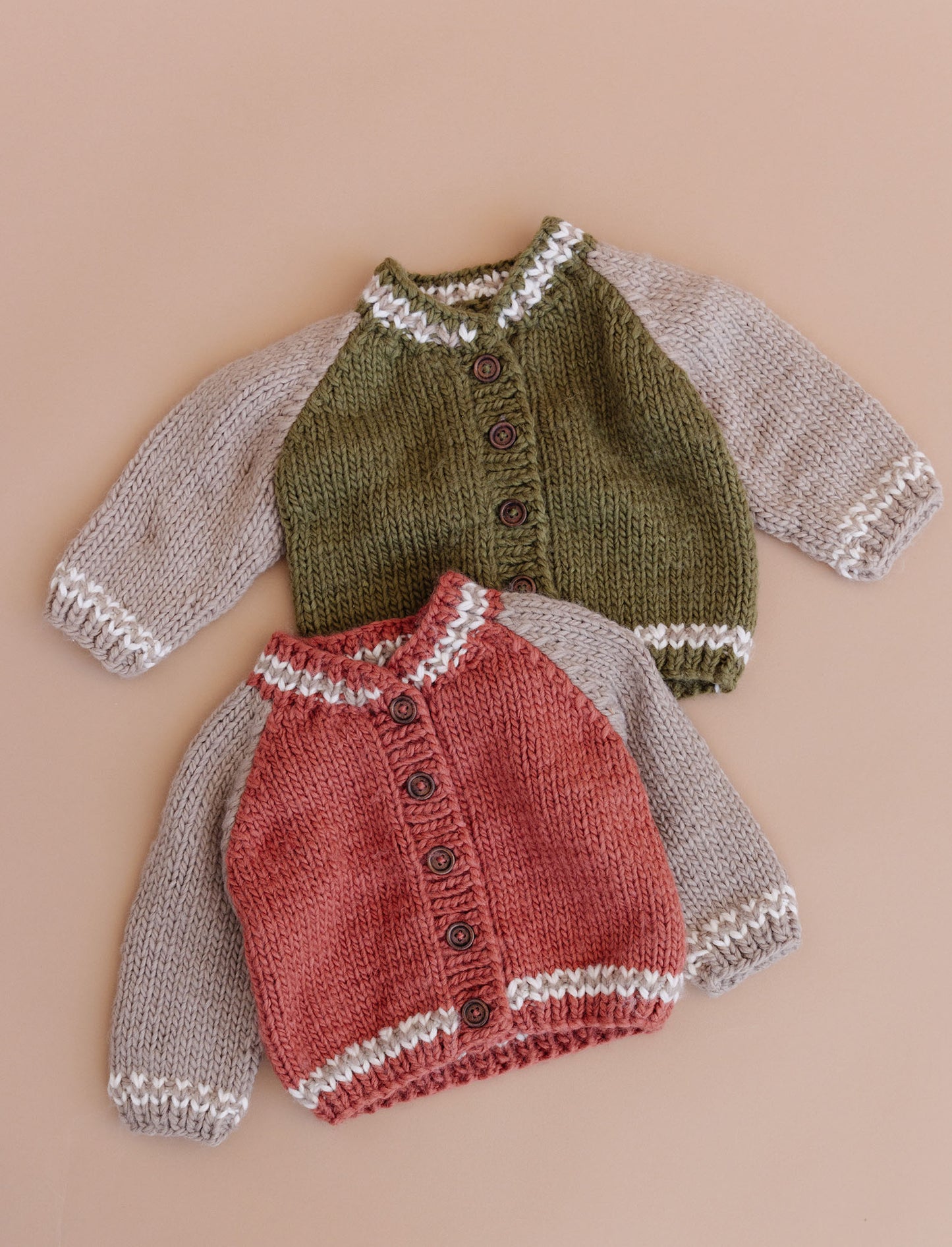 Varsity Cardigan, Redwood