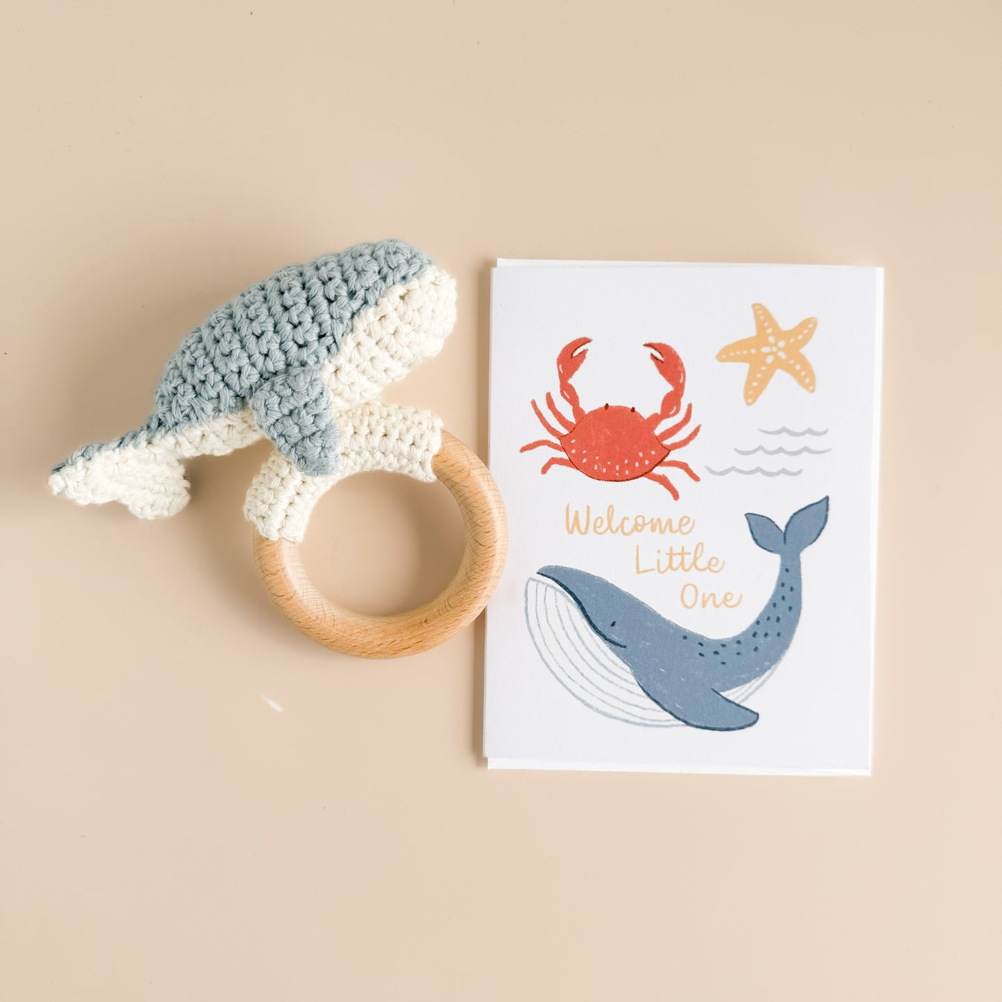 Welcome Little One Nautical Greeting Card
