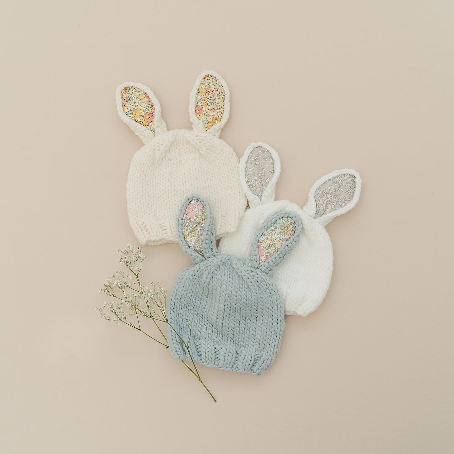 Liberty Bunny Hand-Knit Hat, Capel