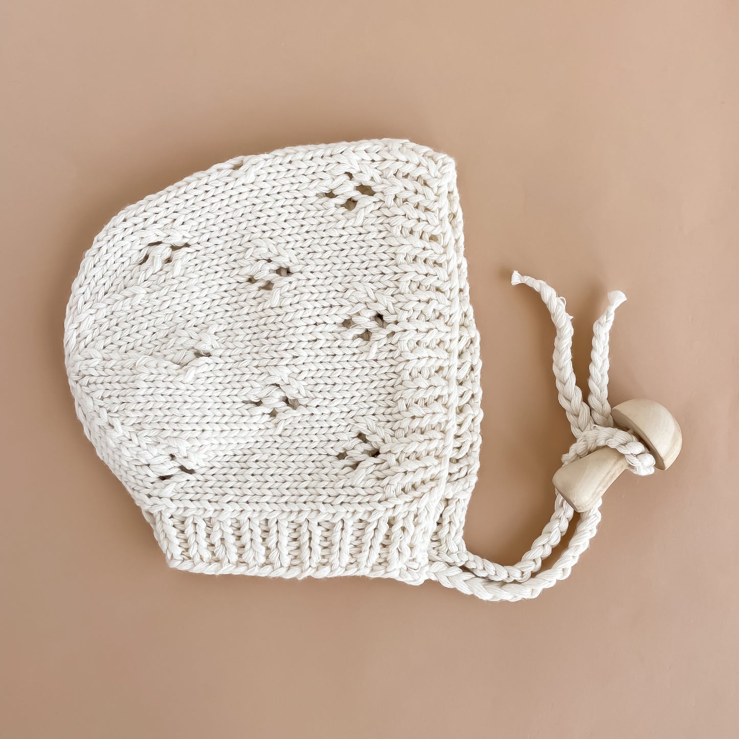 Cotton Lily Bonnet, Cream