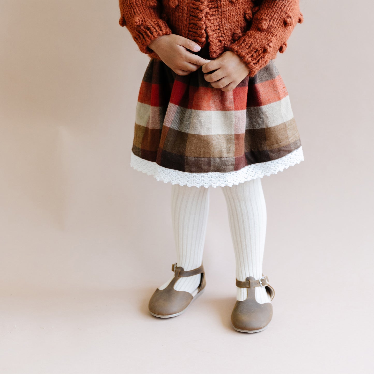 Cotton Tights, 3-Pack Blush, Oat & Cinnamon