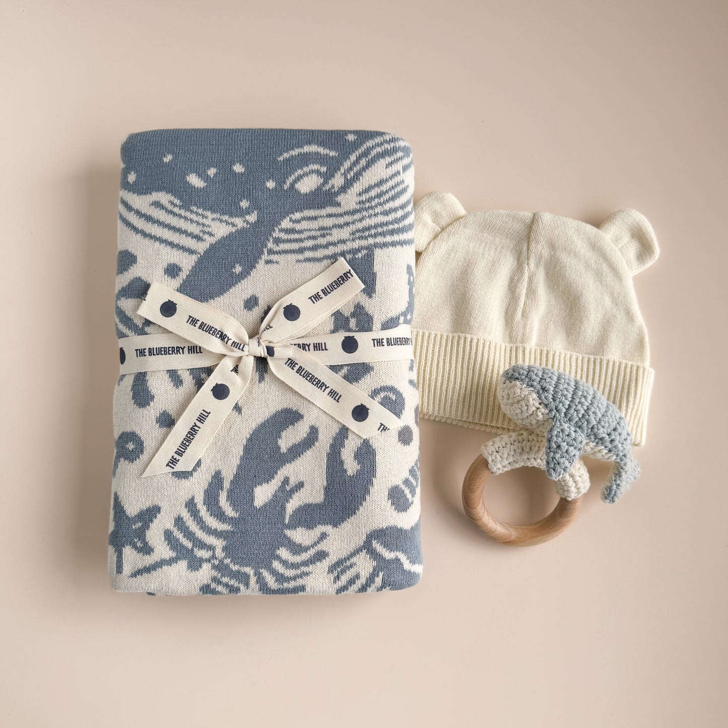 Cotton Baby Nautical Gift Set, Whale
