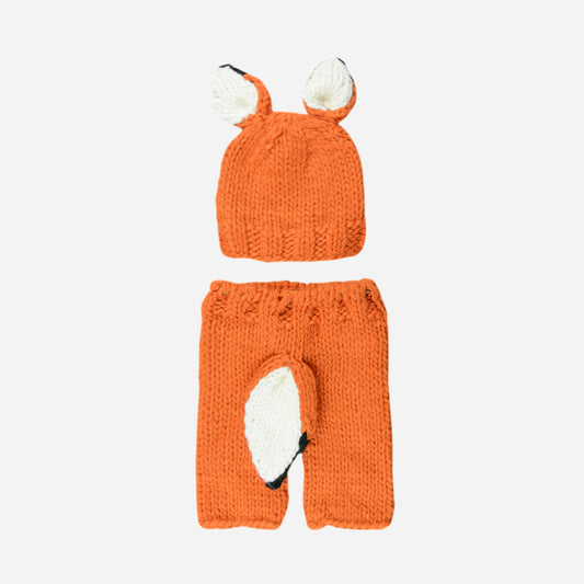 Rusty Fox Hat and Pant Newborn Set