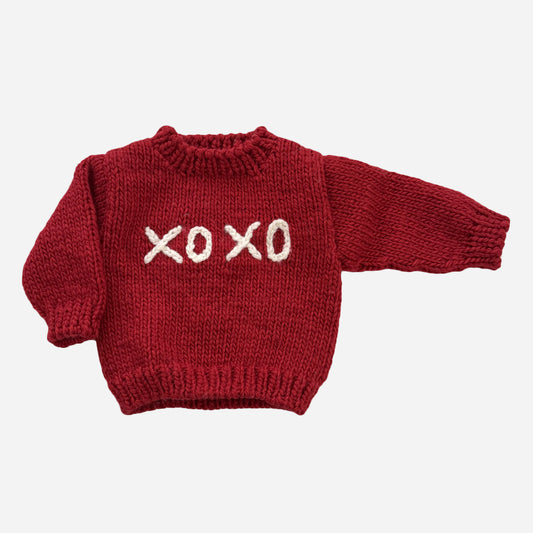 XOXO Sweater, Red