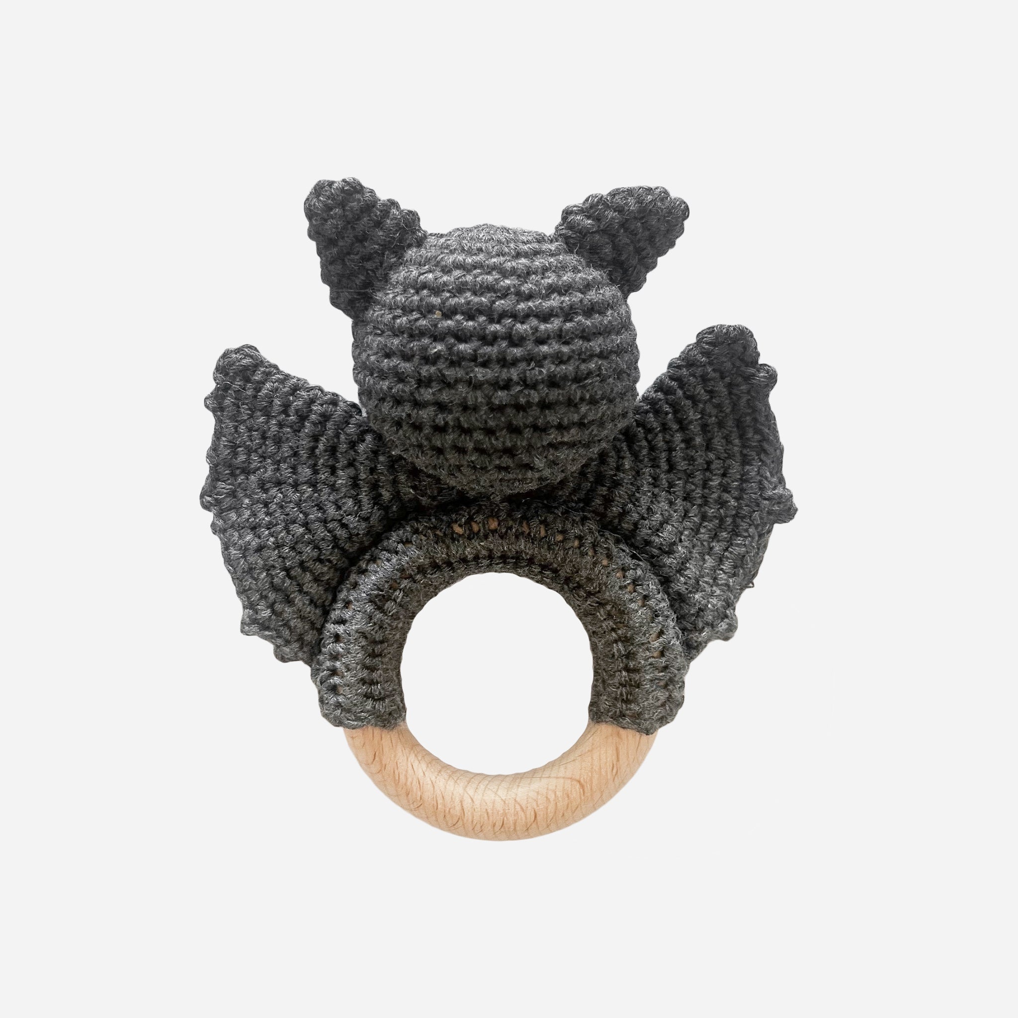 Bat Rattle Target Teether Bat Cotton Crochet Rattle Fall Halloween – The Blueberry Hill