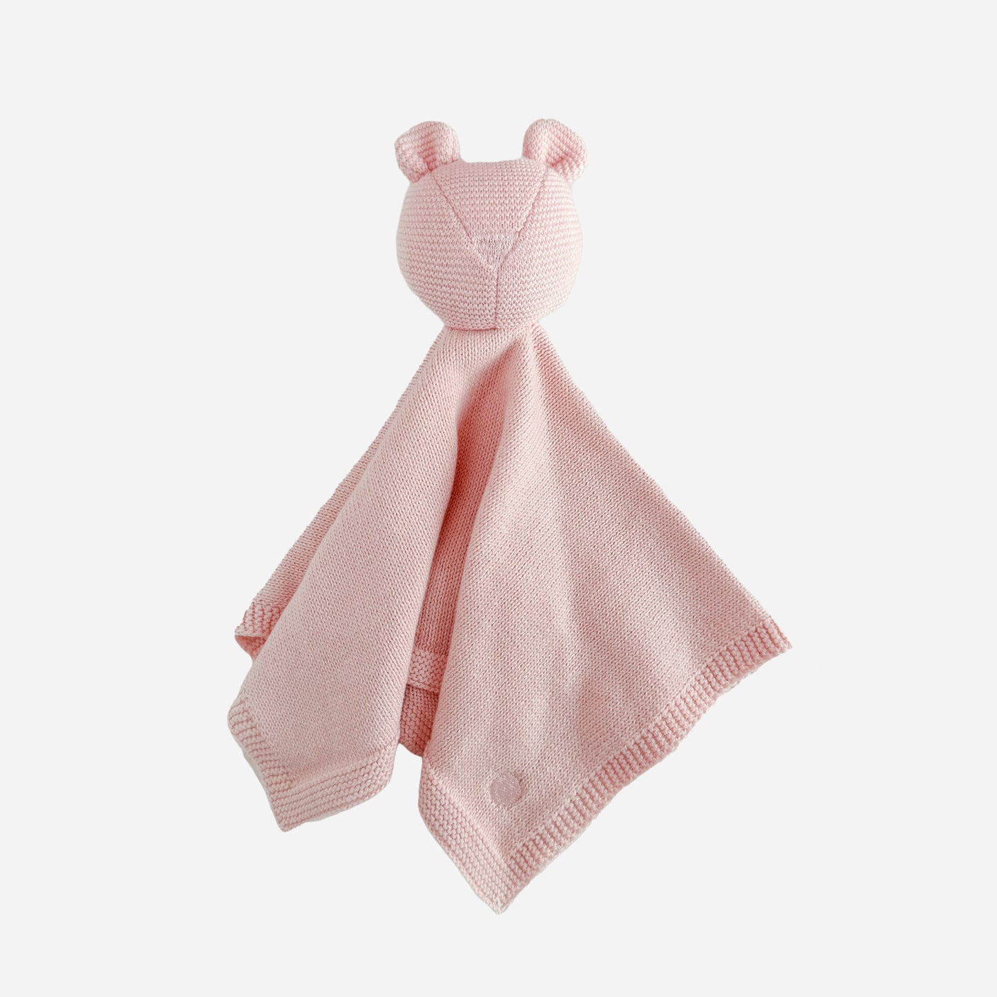 Organic Cotton Bear Lovey, Blush
