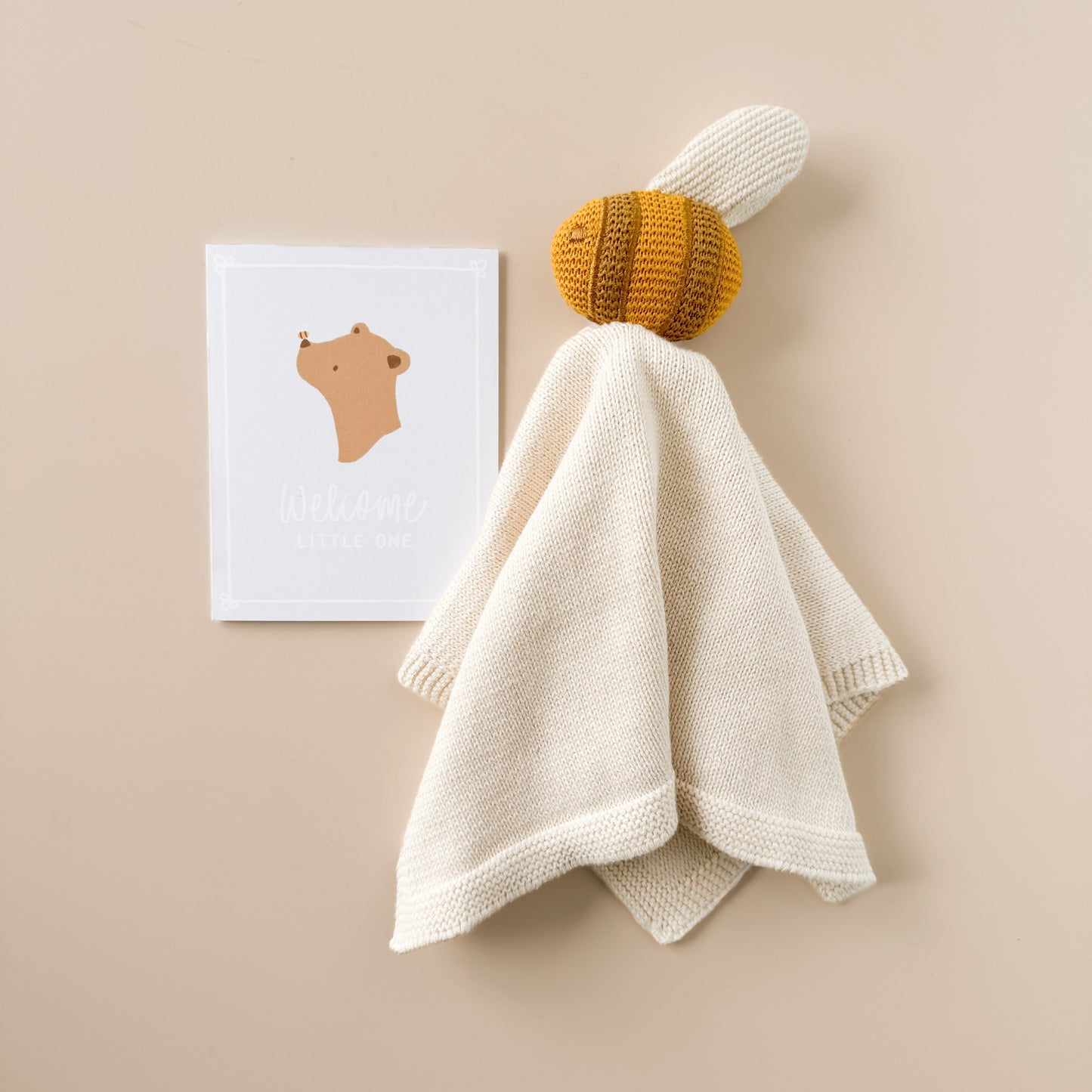 Organic Cotton Bee Lovey