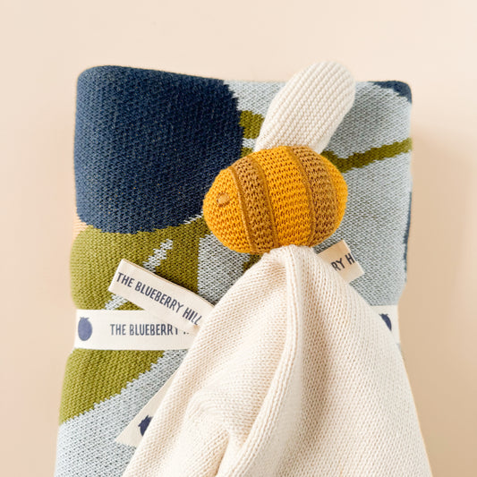 Organic Cotton Bee Lovey