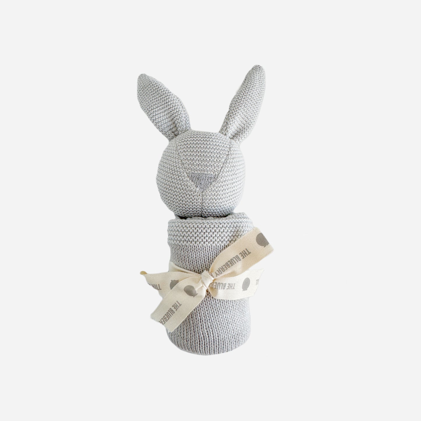 Organic Cotton Bunny Lovey, Grey