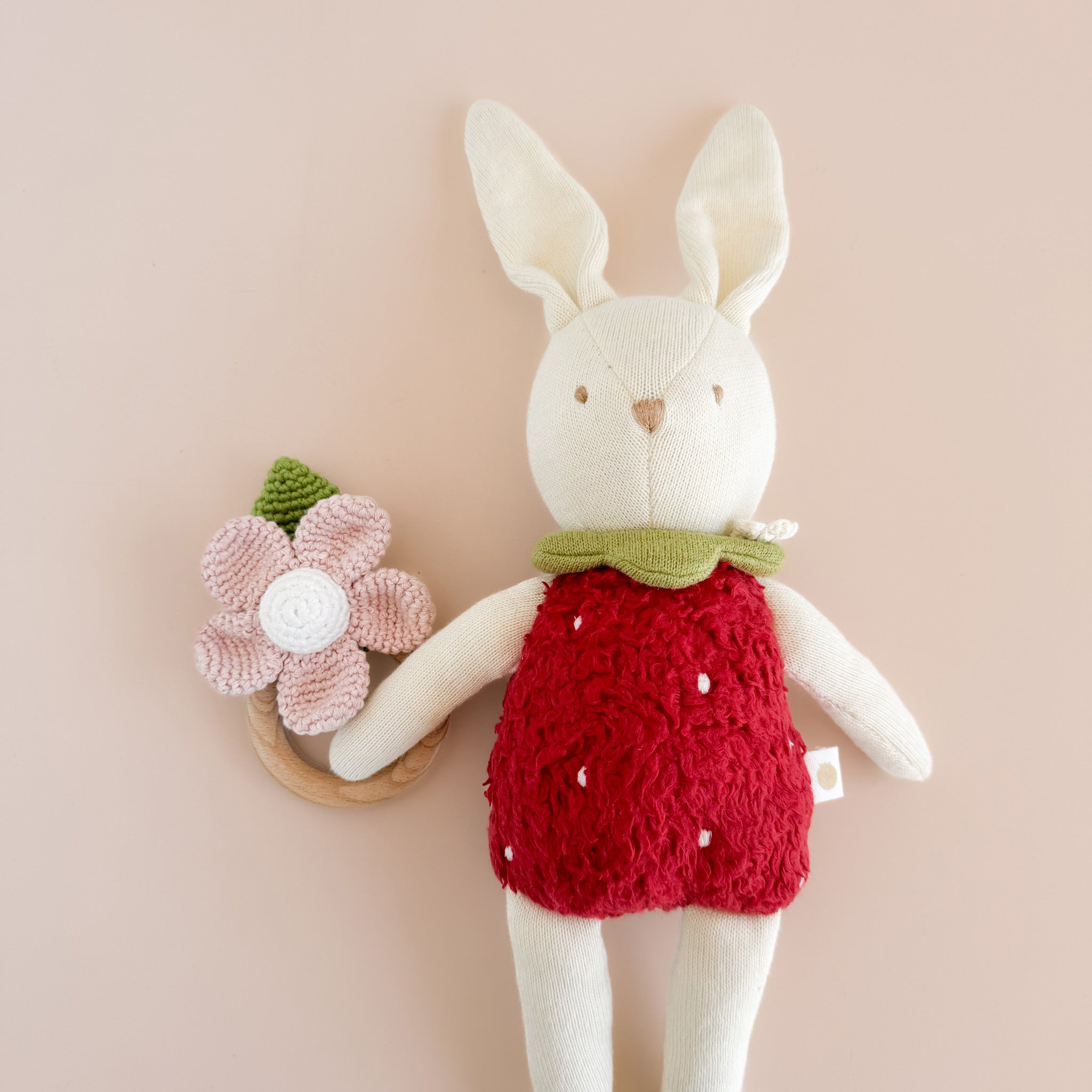 Bailey Bunny Strawberry Plush Toy – The Blueberry Hill Bailey Bunny Strawberry Plush Toy – The Blueberry Hill