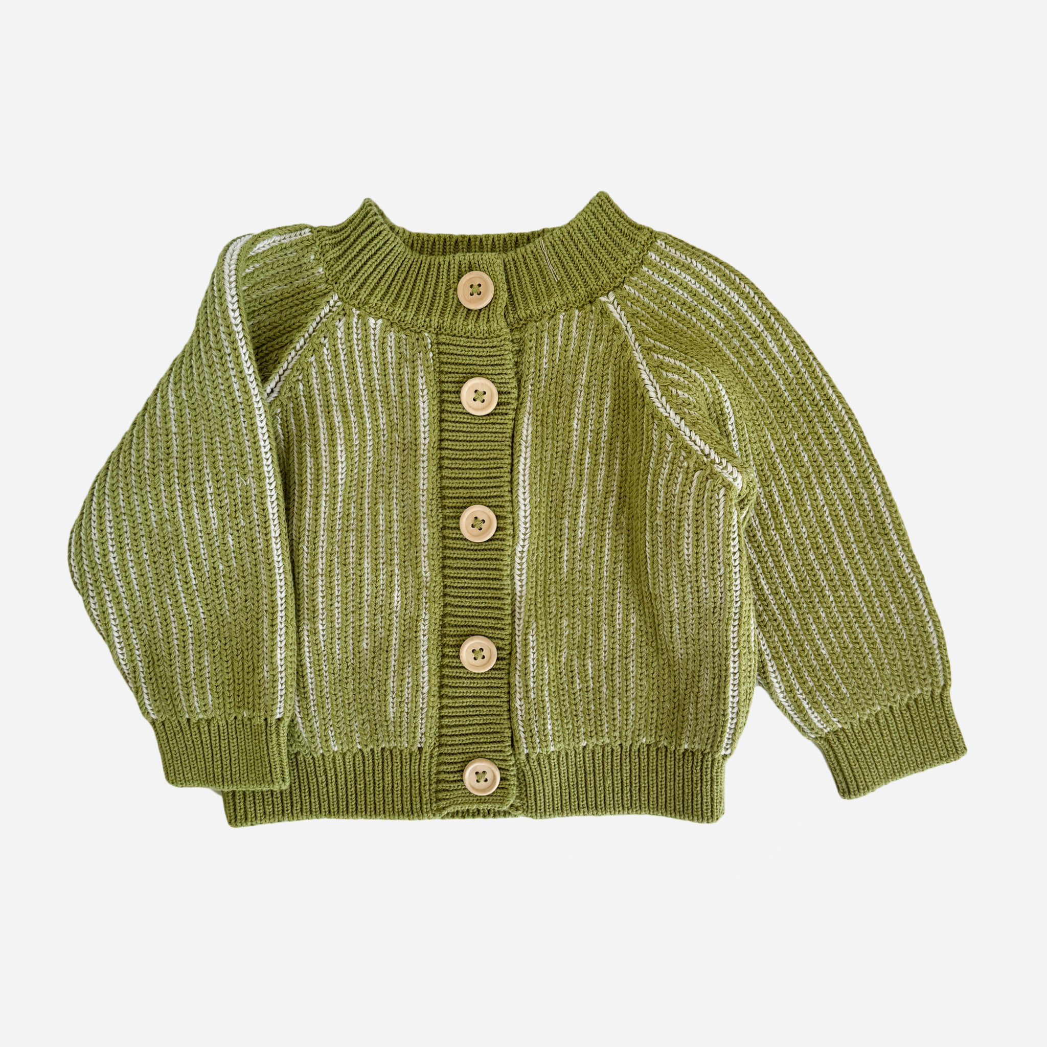 Cotton Brioche Cardigan Green Baby Kid Apparel Golf Patrick – The