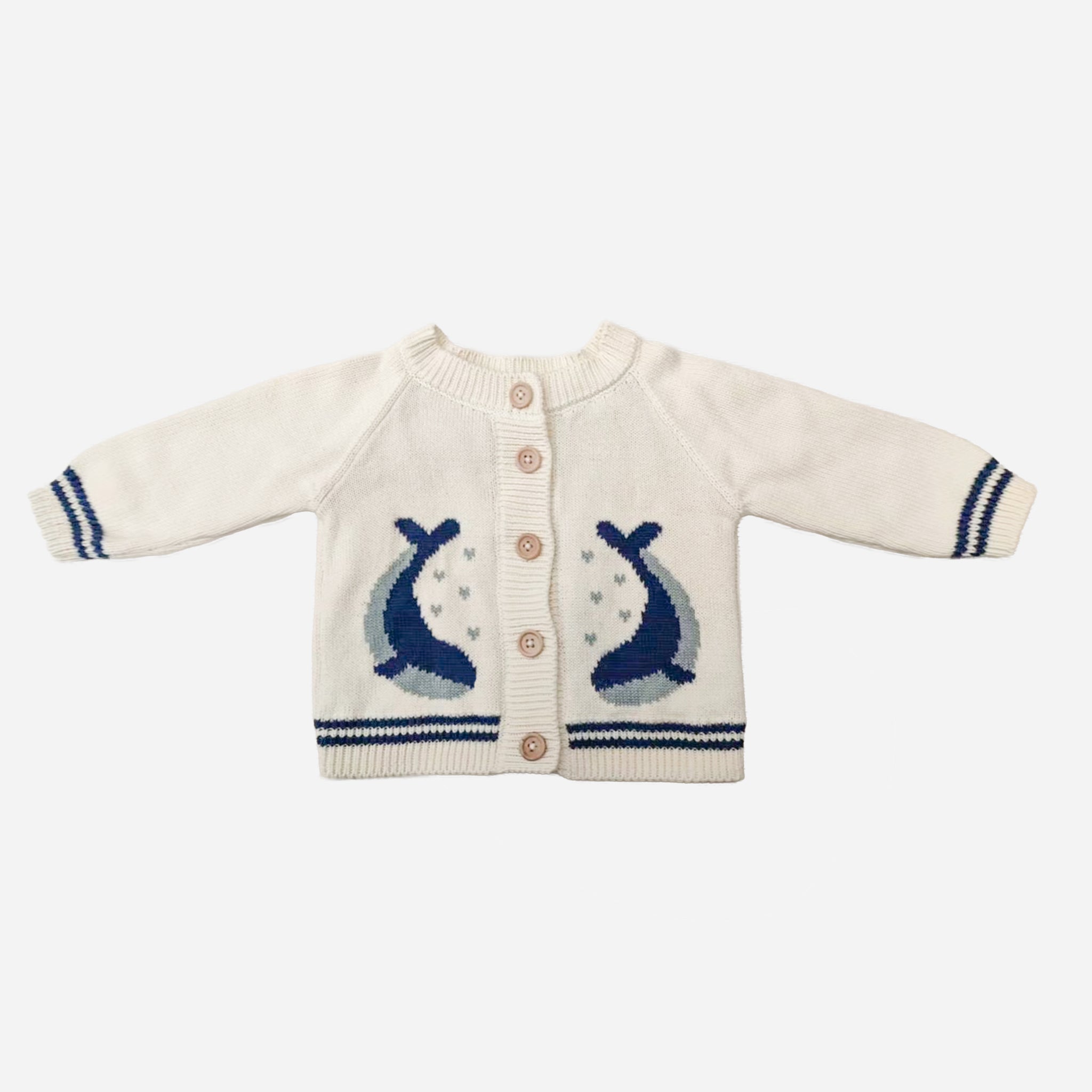 イ*ウ様 稀少柄【Canadian Sweater】SPOUTING WHALE Rip it up and start again - by Jenny Hammerton