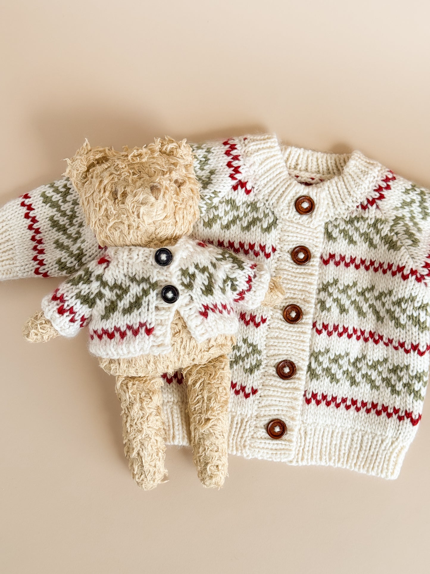 Plush Toy Clothing - Evergreen Cardigan