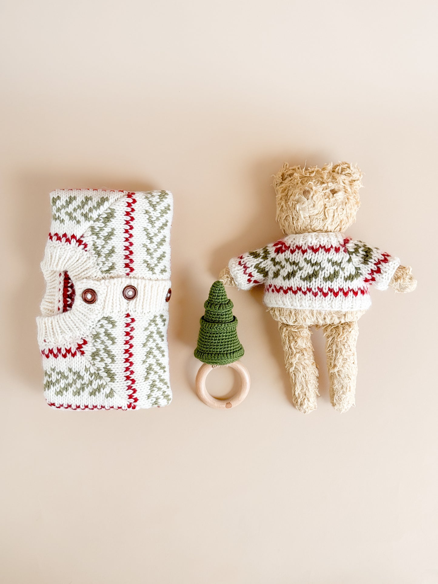 Plush Toy Clothing - Evergreen Cardigan