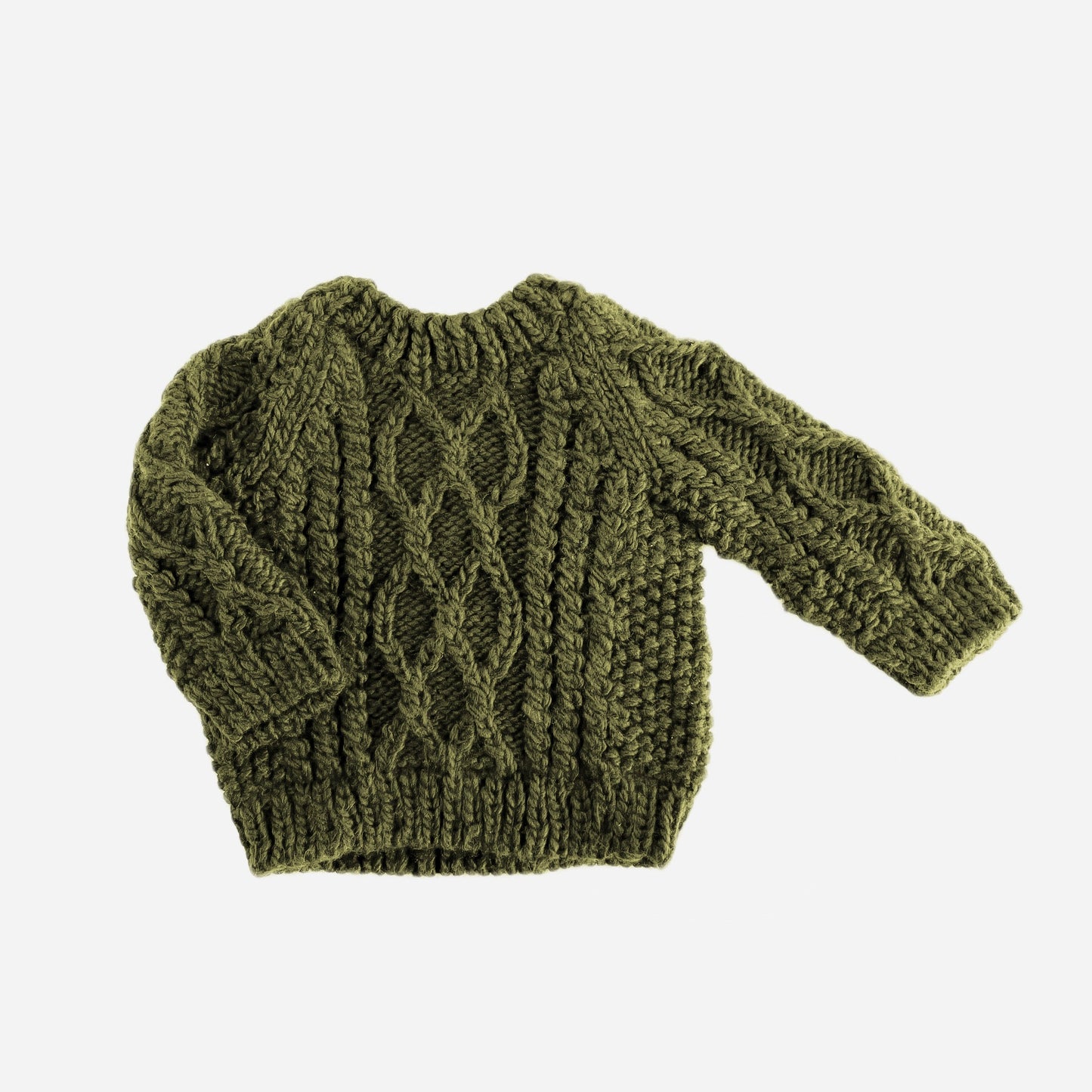 Fisherman Sweater - Moss