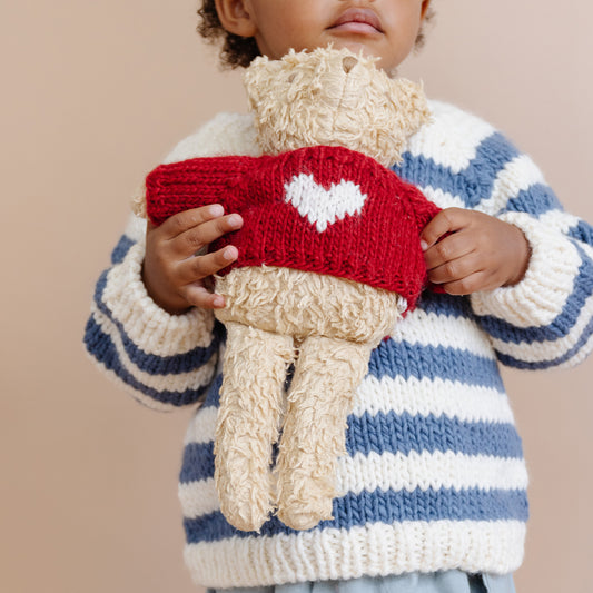 Plush Toy Clothing - Red Heart Sweater