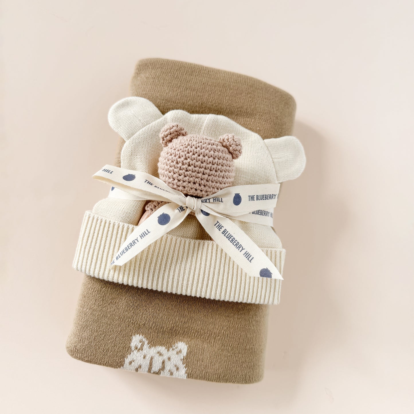 Cotton Baby Honey Bear Gift Set
