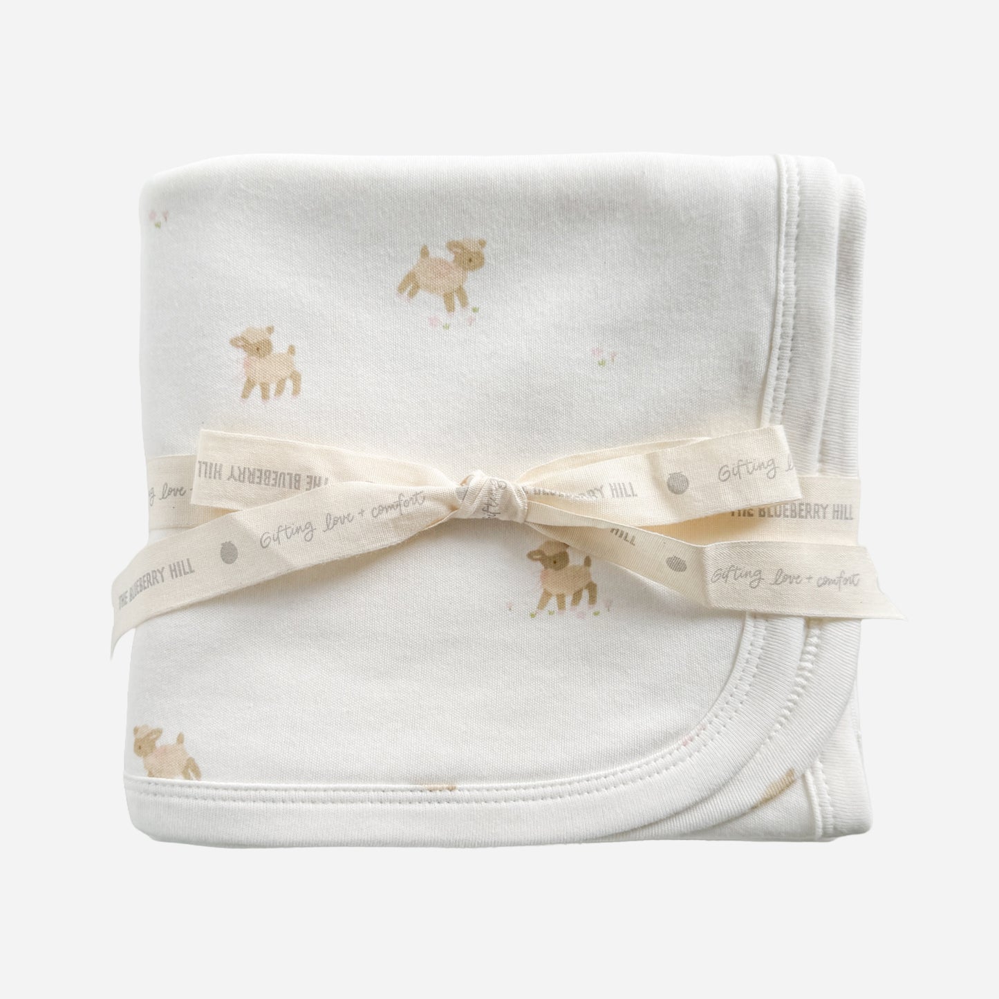 PREORDER Layette Hooded Towel, Lamb