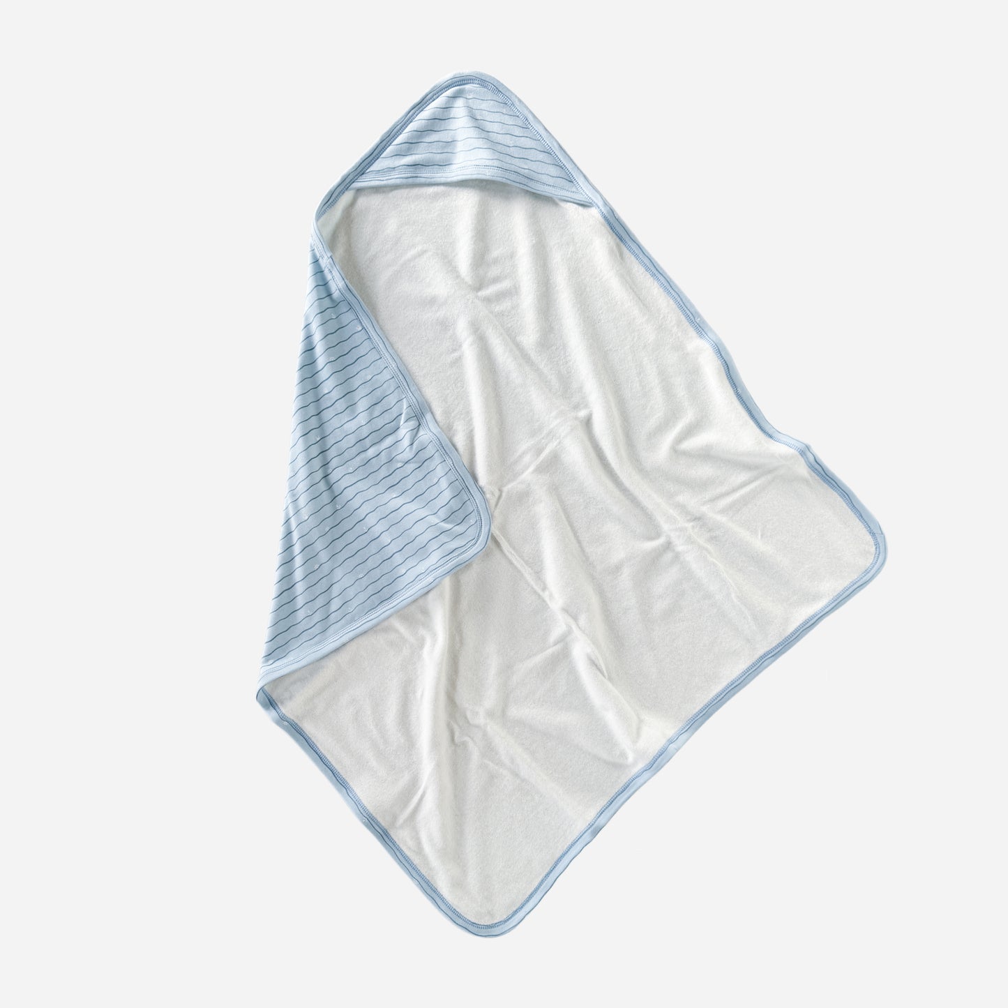 PREORDER Layette Hooded Towel, Waves