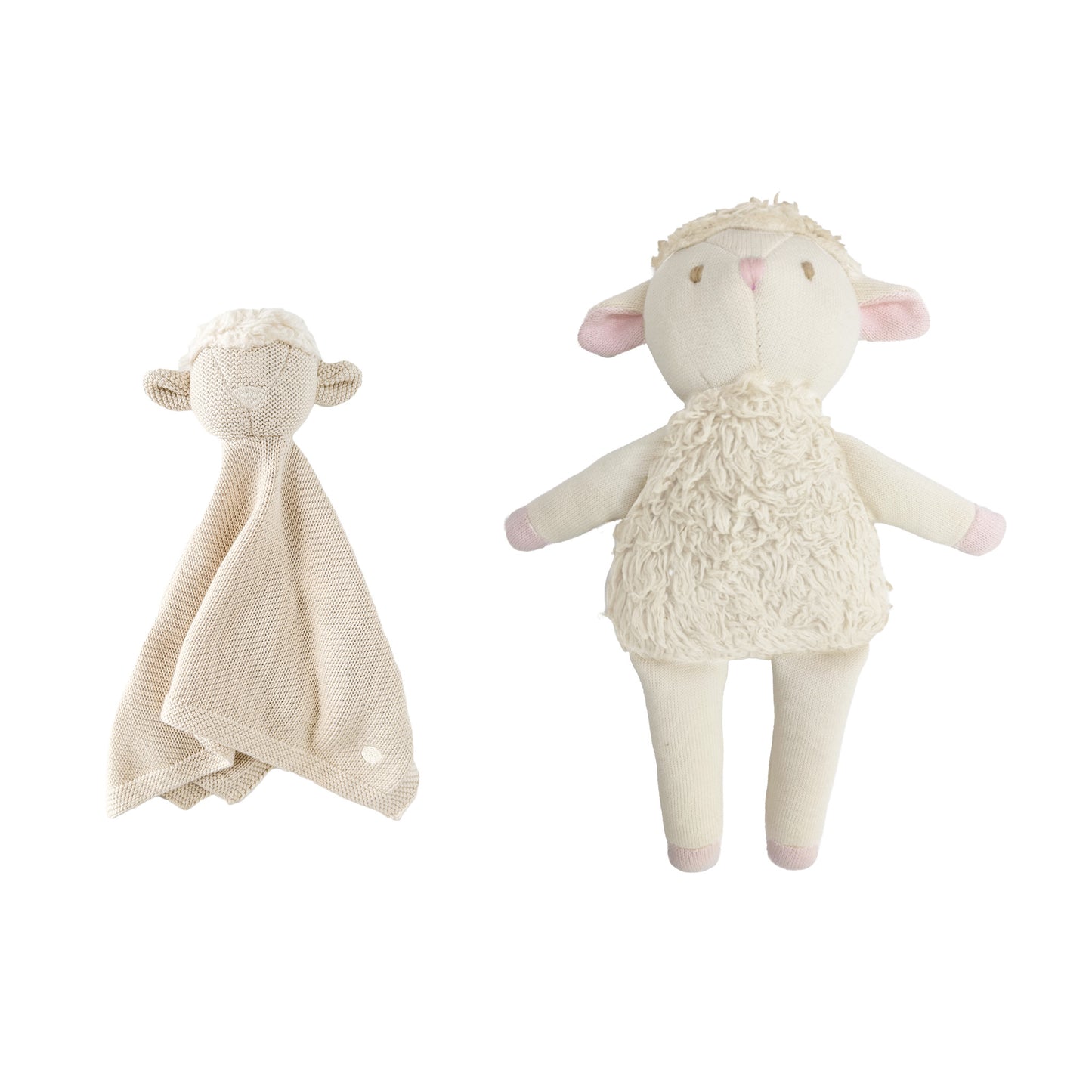 Lamb Plush and Lamb Lovey Set