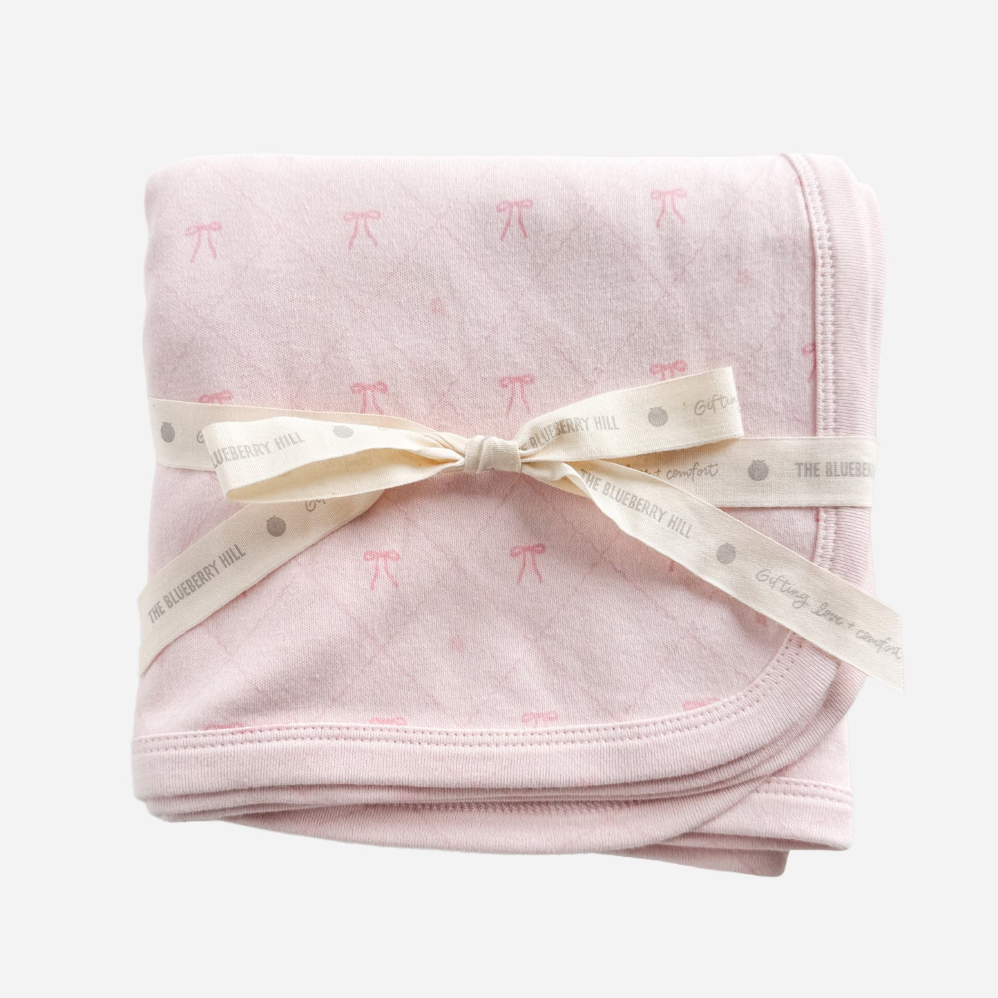 PREORDER Layette Swaddle Blanket, Bow
