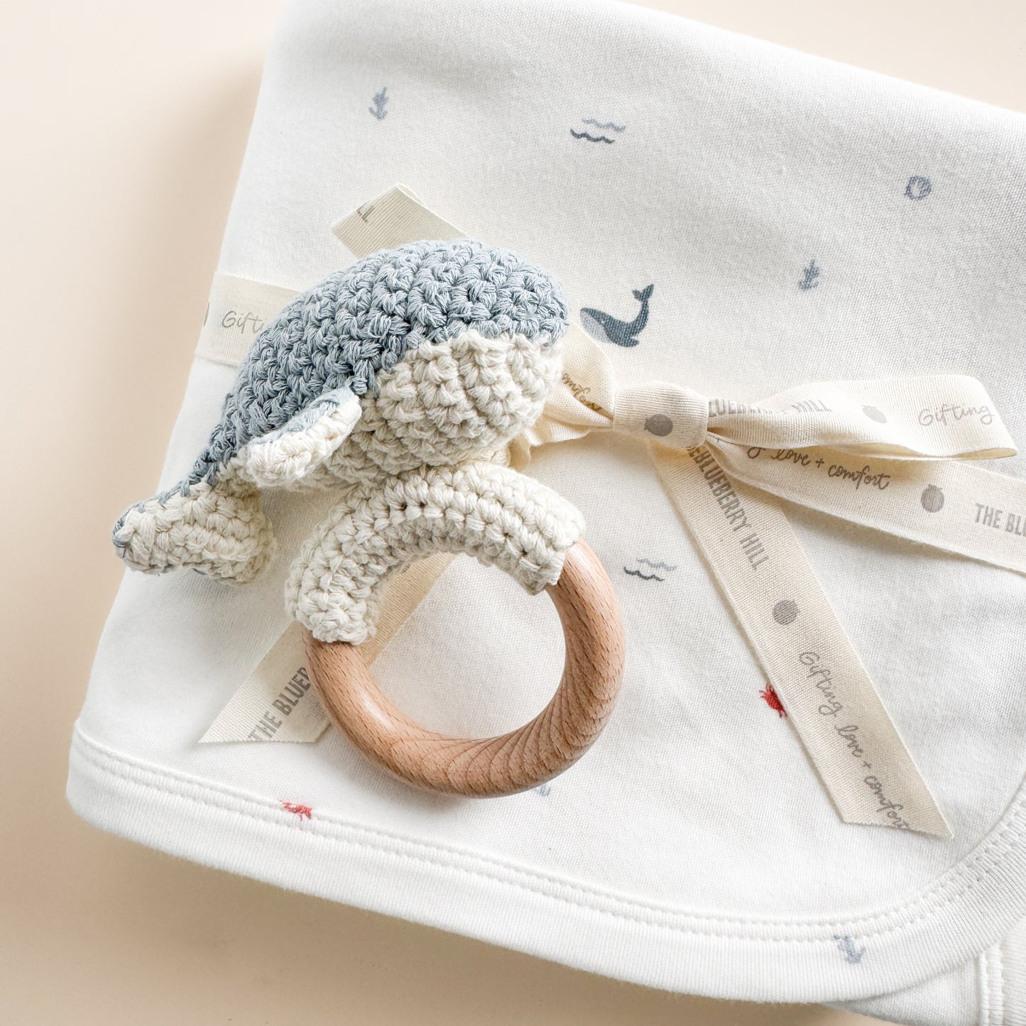 PREORDER Layette Swaddle Blanket, Nautical