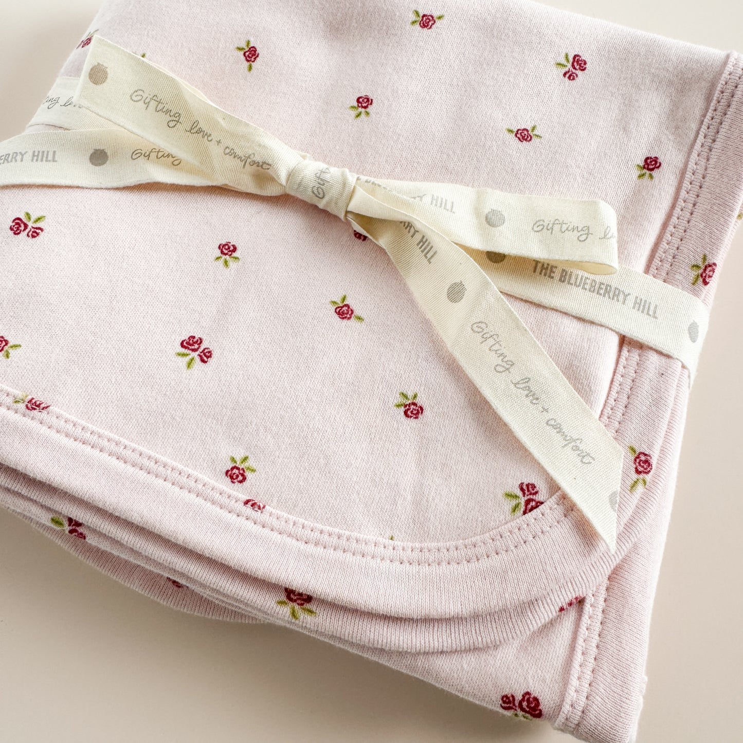 PREORDER Layette Swaddle Blanket, Rose
