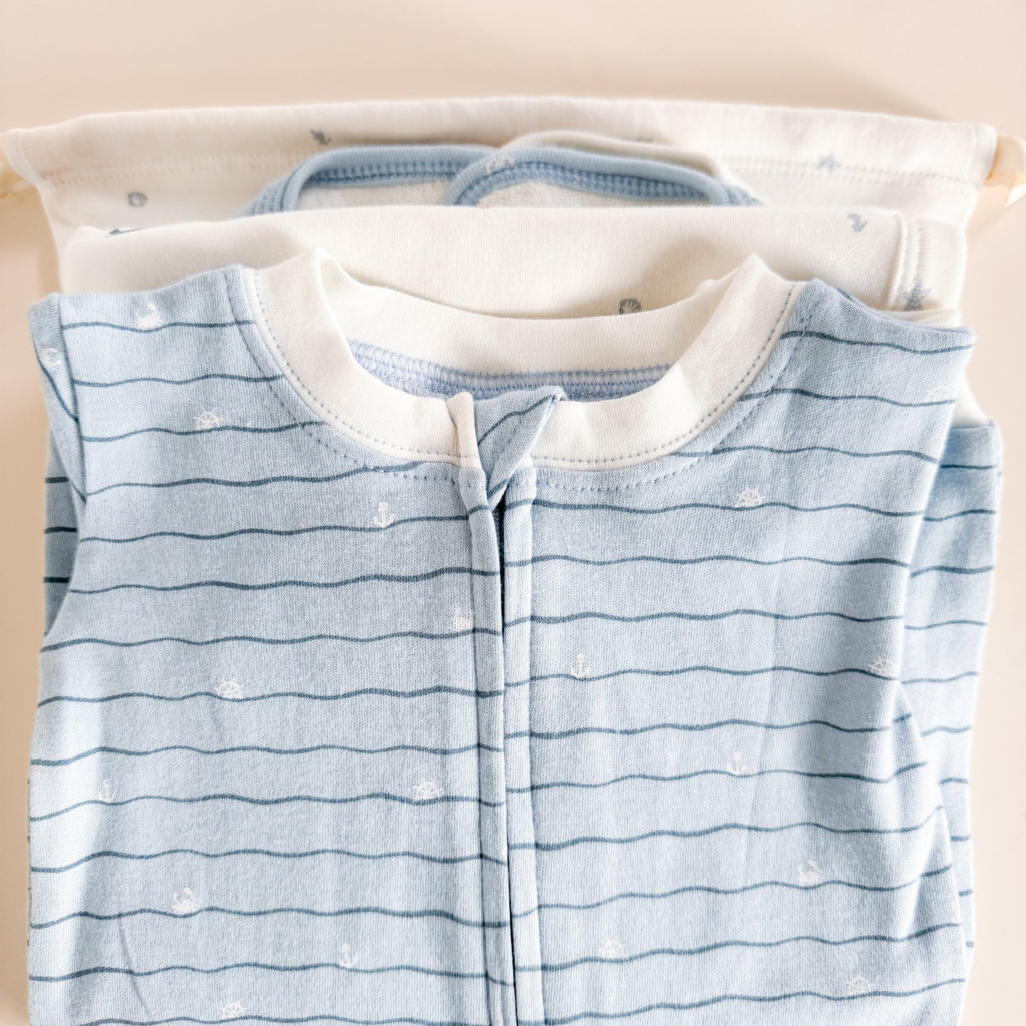 PREORDER Layette Gift Set, Nautical and Waves