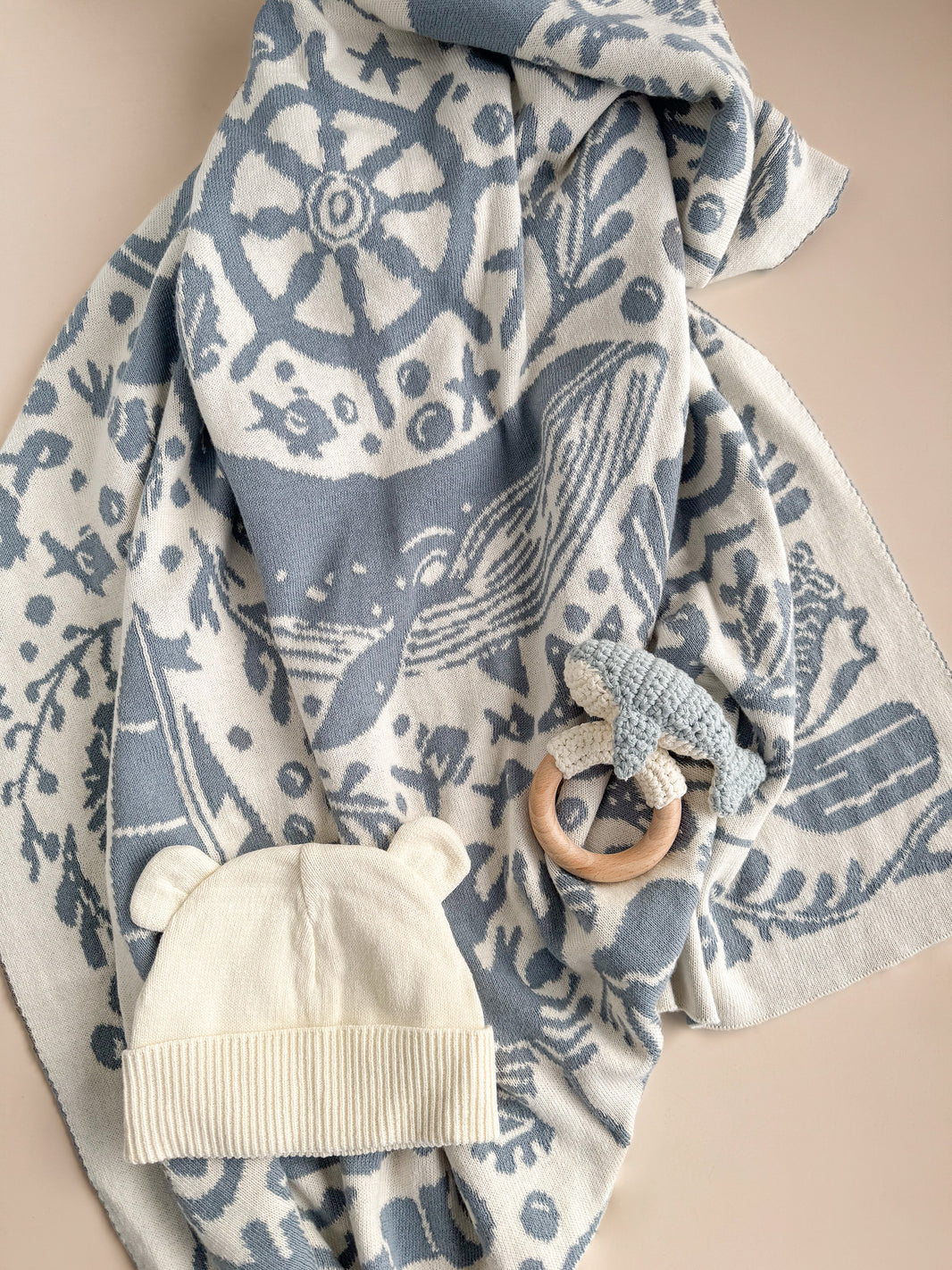 The Blueberry Hill Nautical Blanket