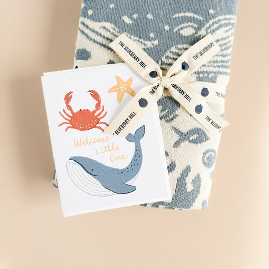 Welcome Little One Nautical Greeting Card