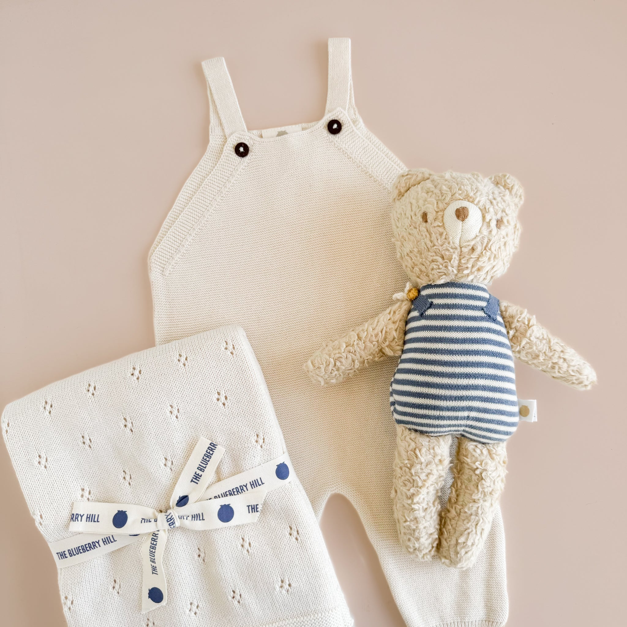 Breathable organic cotton baby blanket, cream neutral – The