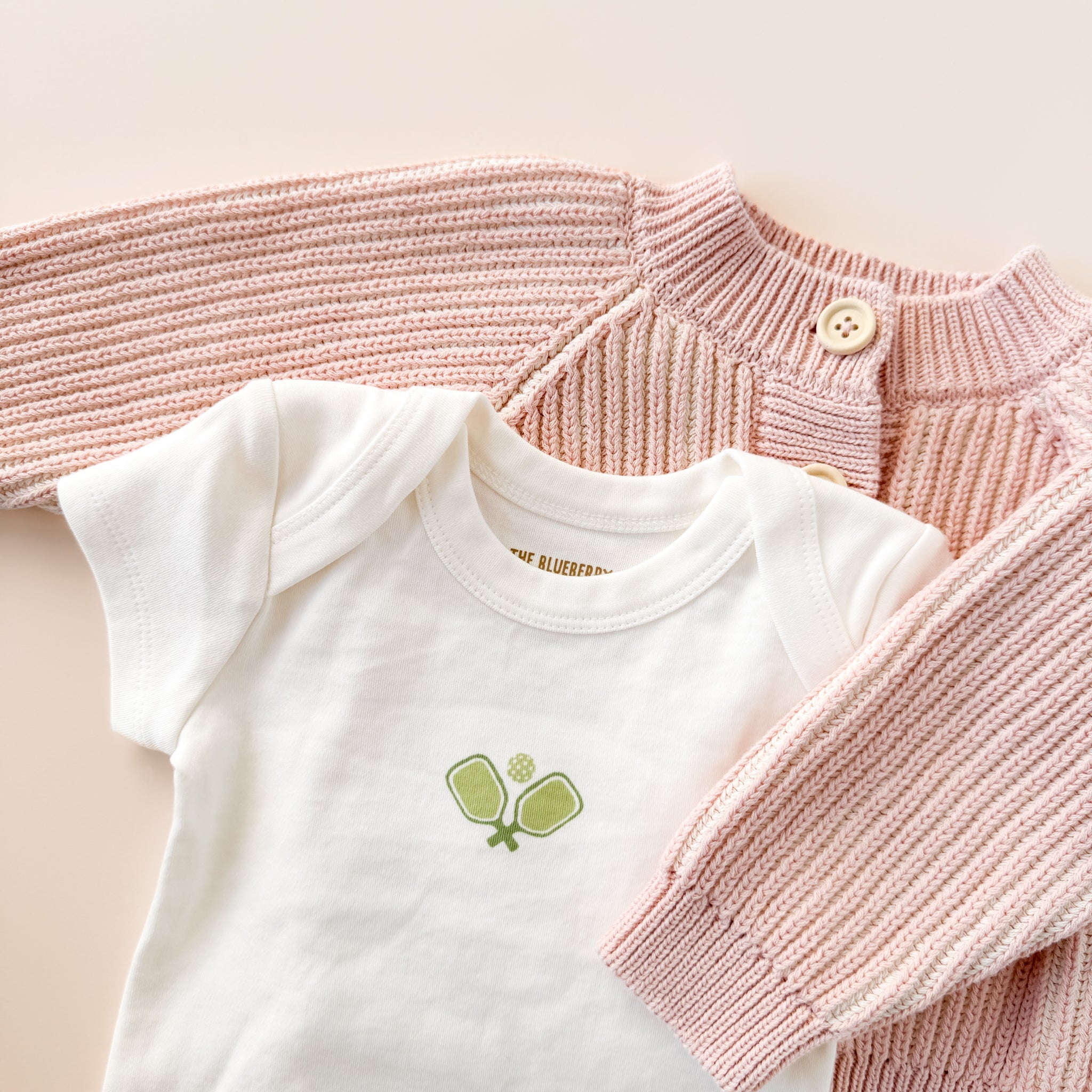 Cotton Brioche Cardigan Pink Baby Kid Apparel Valentines