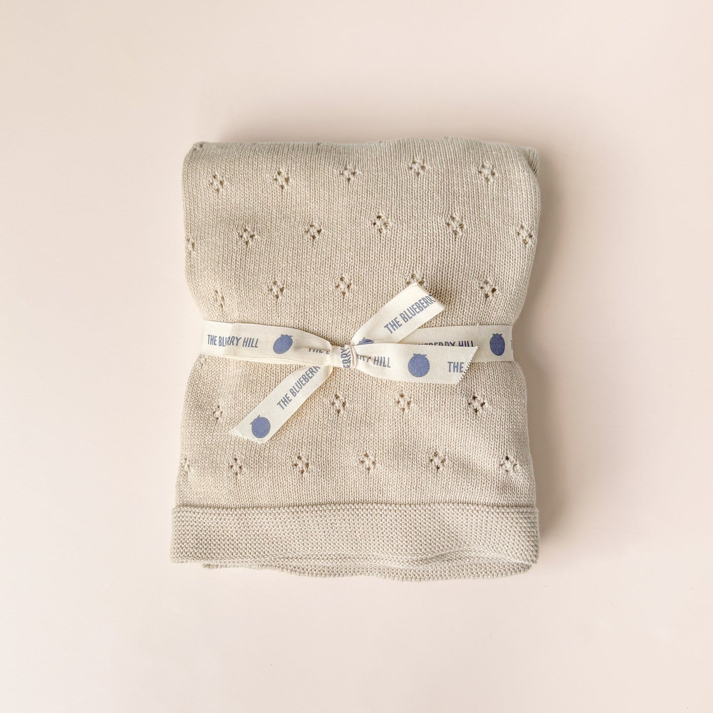 Pique Blanket & Bunny Lovey Gift Set, Birch | Organic Cotton