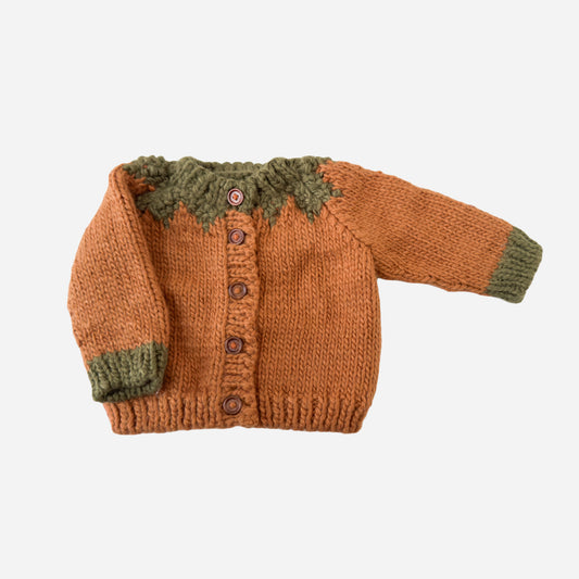 Pumpkin Cardigan - Clay