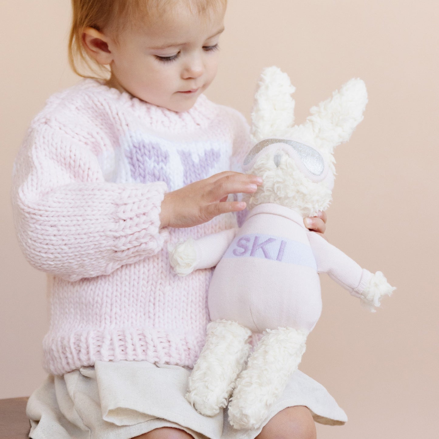 Riley Bunny Ski Plush Toy