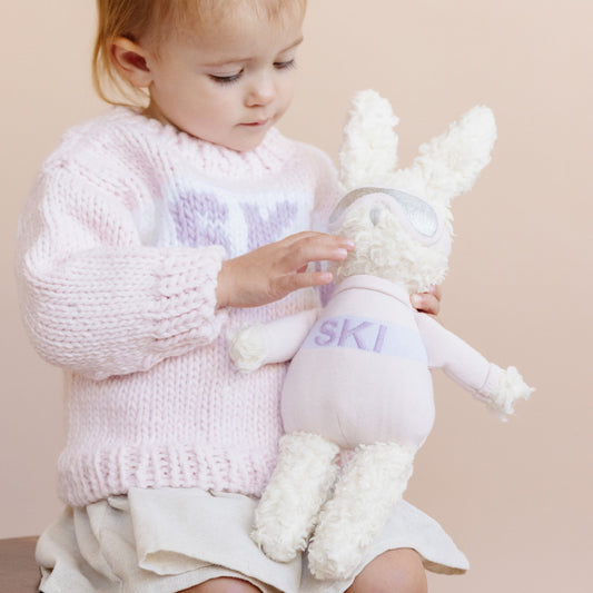 Riley Bunny Ski Plush Toy